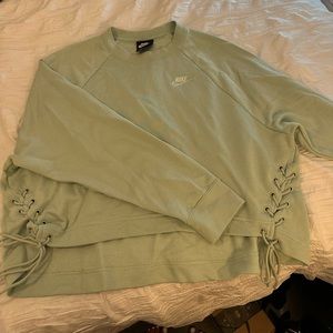 Mint green Nike crew neck